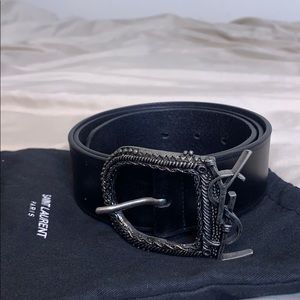 SOLD ❌ Saint Laurent YSL buckle belt